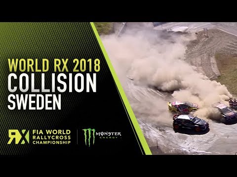 Loeb and Timerzyanov Collide | World Rallycross of Sweden 2018