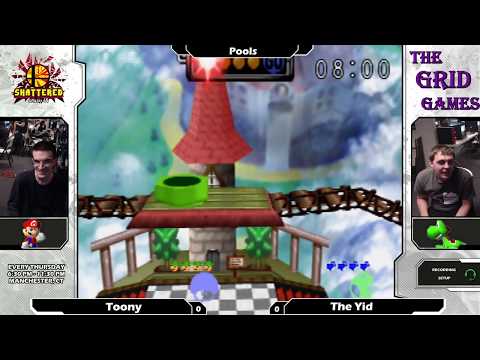 Smash 64: Toony (Mario) V The Yid (Yoshi) - Shattered 110 Tournament SSB64