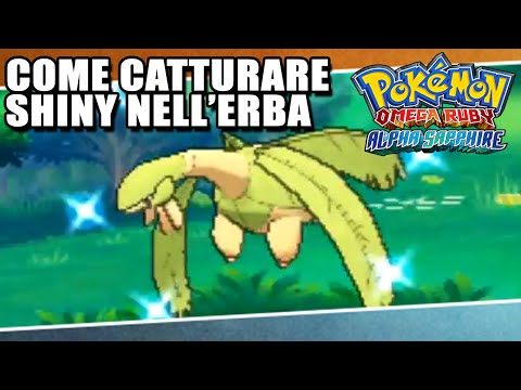 Come catturare Pokemon Shiny nell'erba in Rubino Omega e Zaffiro Alpha !