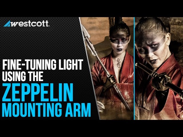 Video teaser for Versatile Portrait Lighting with the Zeppelin Deep Parabolic Mounting Arm