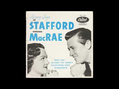 Jo Stafford & Gordon MacRae   Wunderbar 1950