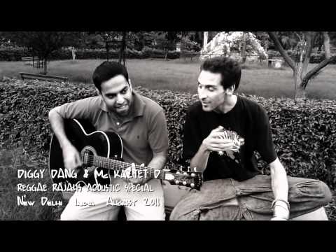 Mc Kaztet D & Diggy Dang - Reggae Rajahs Acoustic Special - Strictly Freestyle In New Delhi!