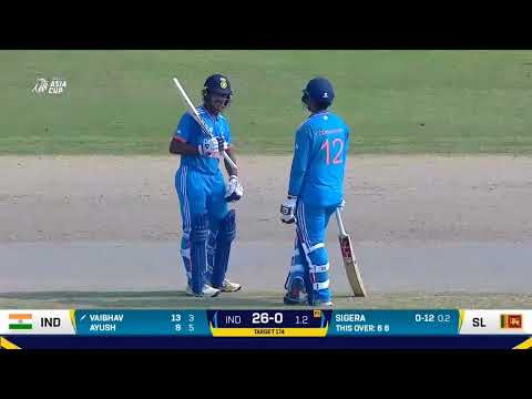 Vaibhav Suryavanshi Ki Jabardast Batting Asia Cup Mein Sri Lanka Ke Khilaf | Full Highlights