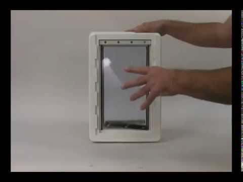 Ideal Pet Ruff-Weather Pet Door - Medium Video