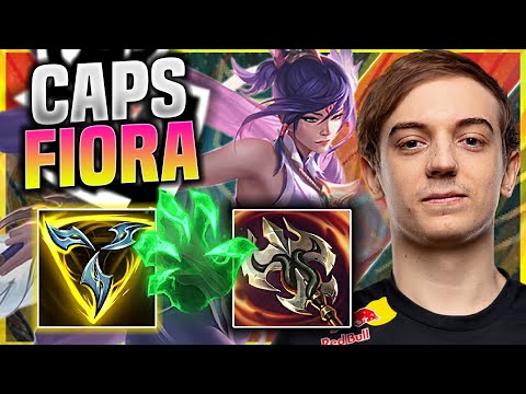 CAPS CHILLING WITH FIORA! - G2 Caps Plays Fiora TOP vs Gragas! | Season 11