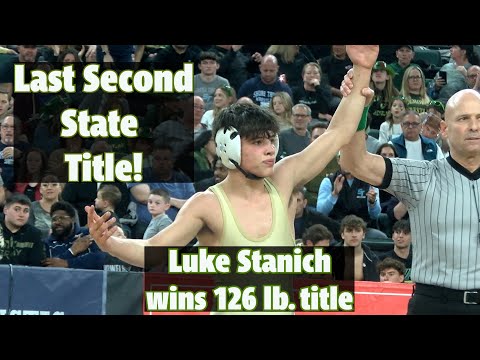 Luke Stanich | Roxbury | NJ 126 lb. State Champ | Last Second 2 Waved Off