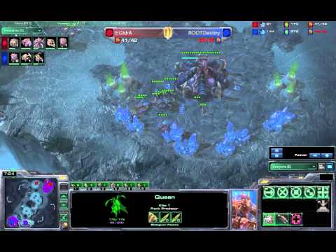 StarCraft 2-ZvZ-Idra v Destiny-Xel'Naga Caverns-Part 1/2