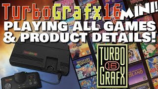 TurboGrafx16 Mini - PLAYING All 24 English Games and Product Details