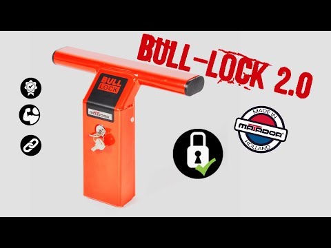 Safe accessories matador bull lock 2.0 tow hook preventing with discus padlock
