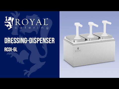 video - Dressing-dispenser - 3 pumper - 3 x 2 liter