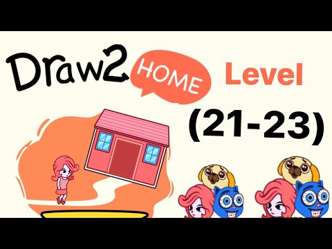 Lost Dog Puzzle: Draw to home level 21 22 23 walkthrough - YouTube