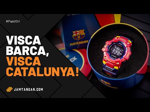 Casio G-Shock X FC Barcelona Matchday GBD-100BAR-4DR Digital Dial Dual Tone Resin Band-1