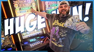 Our Biggest Win On Dragon Link In Downtown Vegas!