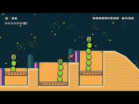 Roy's Desert Destruction [2-5] by Skunkpunx3 🍄 Super Mario Maker 2 ✹Switch✹ #bhg