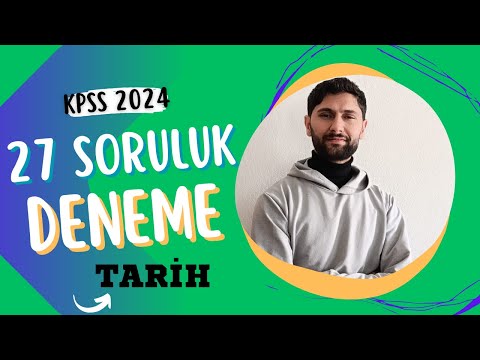 87) KPSS Tarih Deneme Sınavı | Bilgileri Tazele Serisi | KPSS 2024 #kpss #tarih #kpss2024