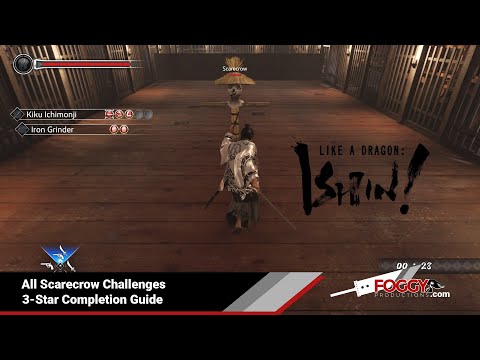 Like a Dragon Ishin - All Scarecrow Challenges 3-Star Completion Guide