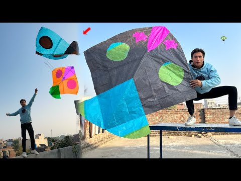 Umar Kite Catch With Double Tape | 2 Kite Cut