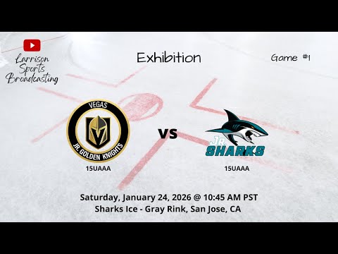 VJGK 15U AAA 2010 vs San Jose Jr. Sharks 15UAAA - Exhibition G1