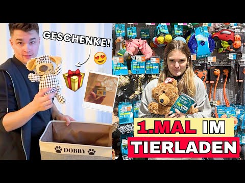 Wir bekommen GESCHENKE 🎁😍 1. MAL im TIERLADEN 🐶| Hans&Wika