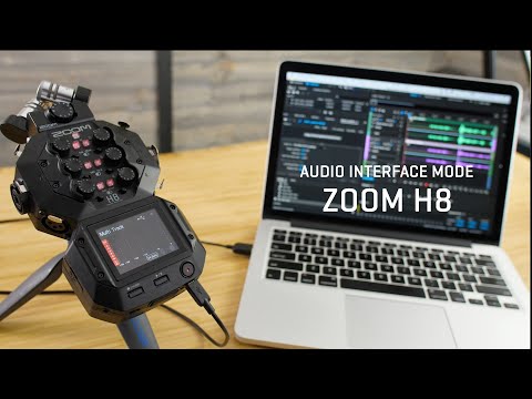 The Zoom H8 : Audio Interface Mode