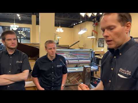 BLP Piano Shop Training - Measuring Bass Strings