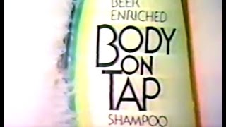 70's Beer Shampoo Commercial - Body On Tap