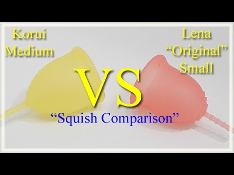 Korui Med vs Lena Original Sm "Squish" - Menstrual Cup