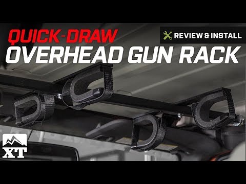 Wrangler Quick-Draw Overhead Gun Rack for Tactical Weapons (1987-2017 YJ, TJ, JK) Review & Install