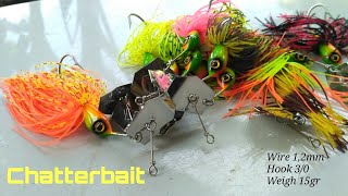 preview picture of video 'Chatterbait lure action'