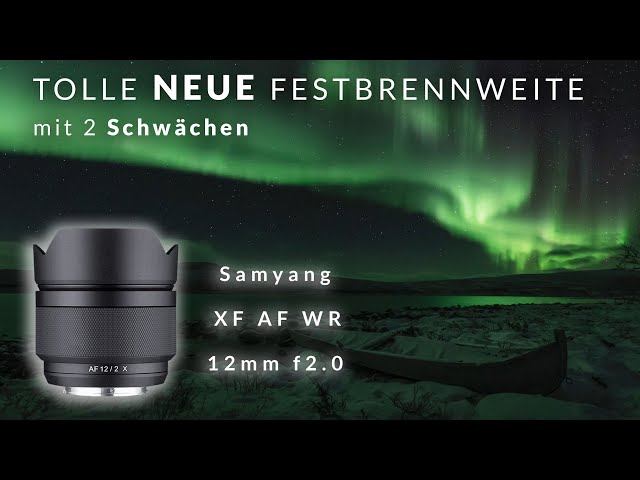 Vídeo relacionado con Samyang AF 12 mm F2.0 Fuji X - Enfoque automático Distancia focal fija ultra gran angular para Fujifilm X-Mount APS-C Fast para cámaras Fuji X Mount X-T4 T3 X-T30 X-T20 X-E4 XE3 X-Pro 3