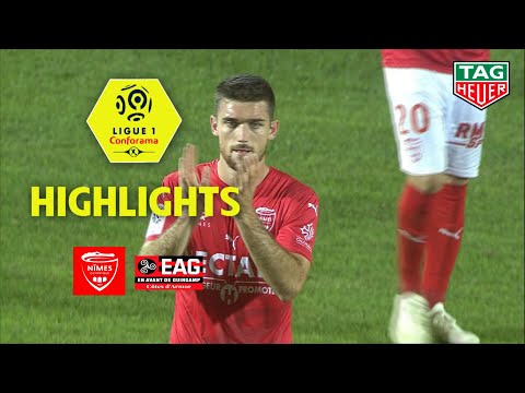 Nîmes Olympique - EA Guingamp ( 0-0 ) - Highlights - (NIMES - EAG) / 2018-19