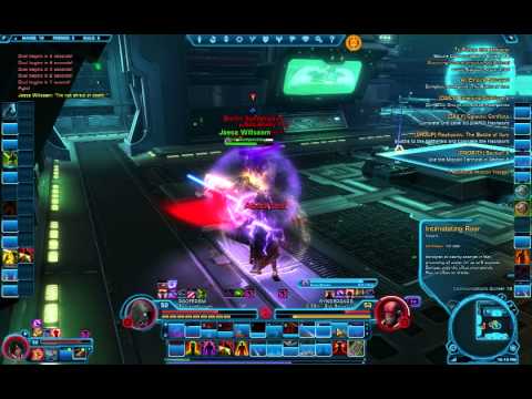 SWTOR Sith Juggernaut (Level 52) vs (Level 53) Sith Sorcerer Dueling