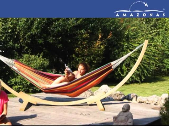 Video Teaser für AMAZONAS Gestell "Apollo" & Hängematte "Lambada tropical"