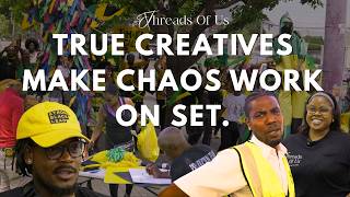 On set, choas is just raw material. Behind the scenes of Thread of US 