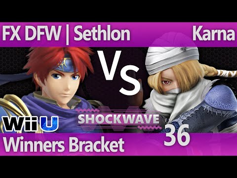 SW 36 Wii U - FX DFW | Sethlon (Roy) vs Karna (Sheik) - Winners Bracket