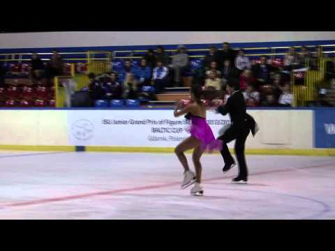 20 M. GASSOUMI / C. LE MOLAIRE (FRA) - ISU JGP Baltic Cup 2013 Junior Ice Dance Short Dance