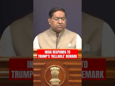 Diplomatic Row | Trump’s "Hellhole" Remark On India Draws MEA Reaction | #trump #modi #india #usa