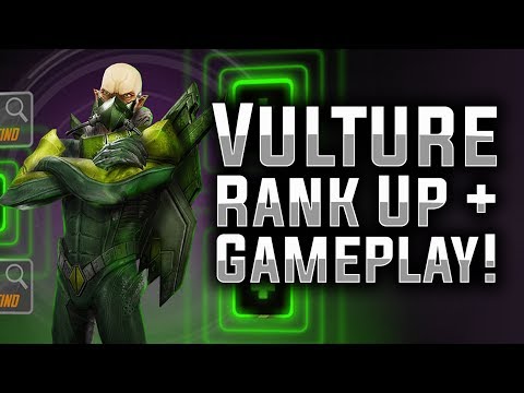 Vulture Rank Up + Gameplay! (Sponsored by ClanHQ) - MARVEL Strike Force