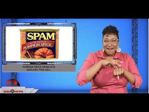 Pumpkin spice Spam hits shelves this fall (ASL - 8.16.19)