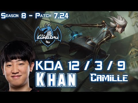 LZ Khan CAMILLE vs ILLAOI Top - Patch 7.24 KR Ranked