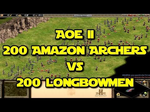 ◀ Age Of Empires II - 200 Amazon Archers vs 200 Longbowmen