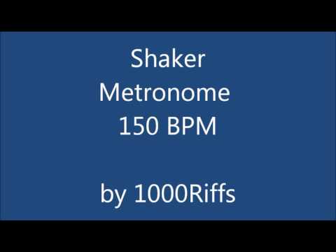 Shaker Metronome 150 BPM - Beats Per Minute