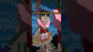 Making a working Squid Game Jump Rope #squidgame #minecraft