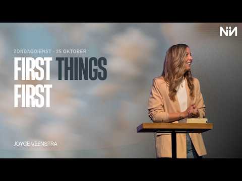 Joyce Veenstra | First things first | 25 Oktober 2026