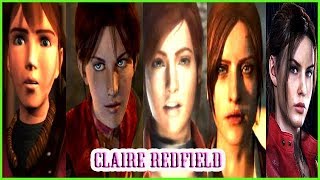 claire redfield Evolution in Resident Evil games [HD] 1080p