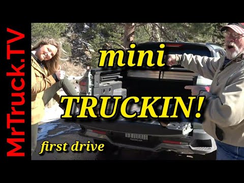 2022 Hyundai Santa Cruz, first drive in a mini truck in over 40 years. First year for unique SAV.