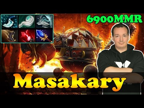 Masakary 6900 MMR Plays Timbersaw Vol 19 - Ranked Match Gameplay!