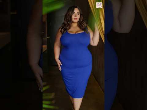 Самая пышная модель Николь Йоханссон покоряет мир моды!🔥#plussizefashion #plussizemodel #shorts