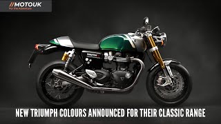 Goodbye Triumph Street Twin & Street Scrambler, Hello Speed, New colours for 2022 available 👍