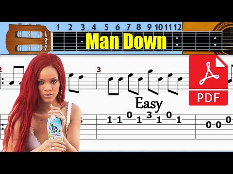 Rihanna - Man down Guitar Tab